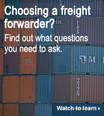 Questions to ask your freight forwarder