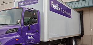 FedEx Trade Networks truck